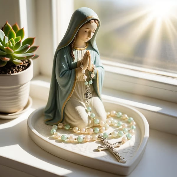 🔥Virgin Mary Rosary Holder （Necklace not included） - ⌛Limited Handmade Series