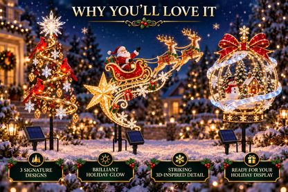 🔥Last Day 49% OFF - 🎄 Christmas Magic Lighted Garden Stakes – Enchanting Outdoor Holiday Yard Décor ✨