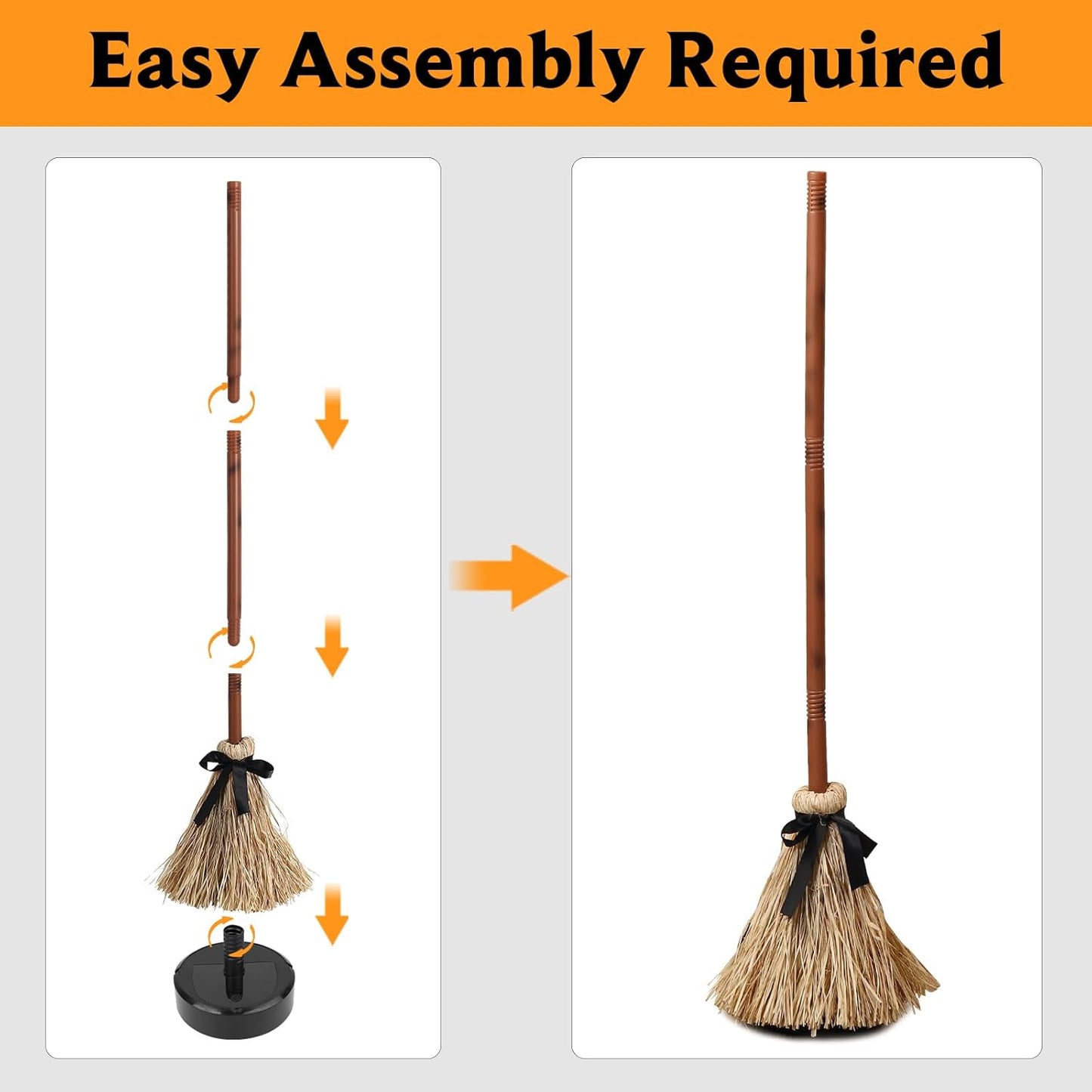💥Halloween Sale 49% OFF🧙‍♀️🪄Floating Witch's Broom – Haunted Dancing Broom