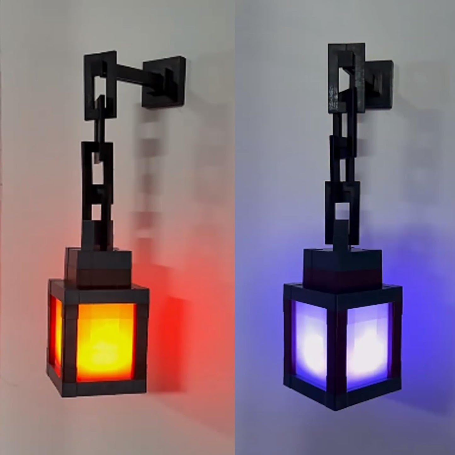 🎉☀️🏮Pixel-style gaming wall lamp with remote-controlled color-changing LED🎮