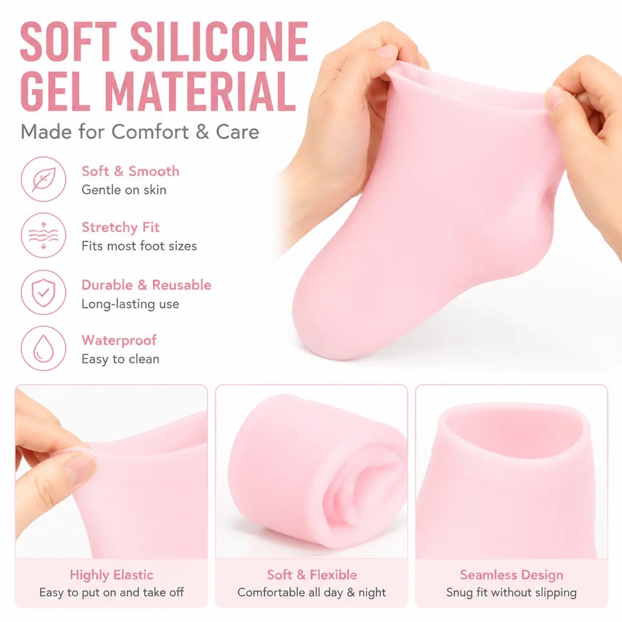 🔥HOT SALE🔥🔥Women's Foot Care Silicone Socks