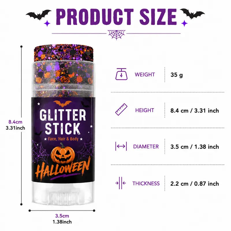 ✨ Halloween Glitter Face Stick – 🎃Add Instant Sparkle to Your Spooky Look