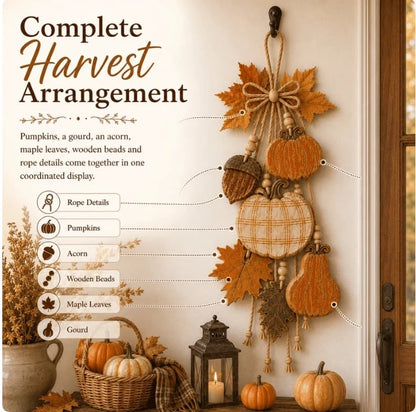 🔥HOT SALE🔥Rustic Harvest WoodenDoor Hanger