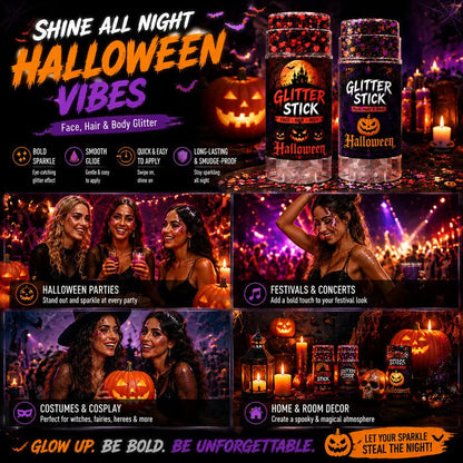 ✨ Halloween Glitter Face Stick – 🎃Add Instant Sparkle to Your Spooky Look