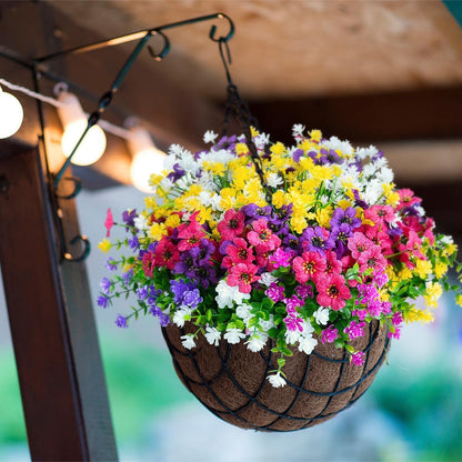 💐Buy More Save More! Artificial Violet Silk Flowers – 6 Colors, Perfect for Home & Wedding Decor