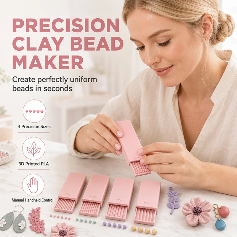 3D Printed Mini Clay Ball Maker Set
