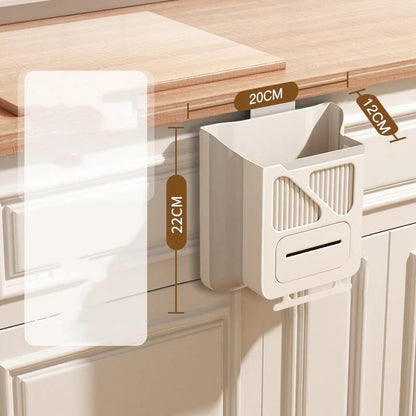 📢📢50% OFF !! ⏰Foldable Hanging Trash Can – Space Saving, Leak Proof & Easy to Clean🧼