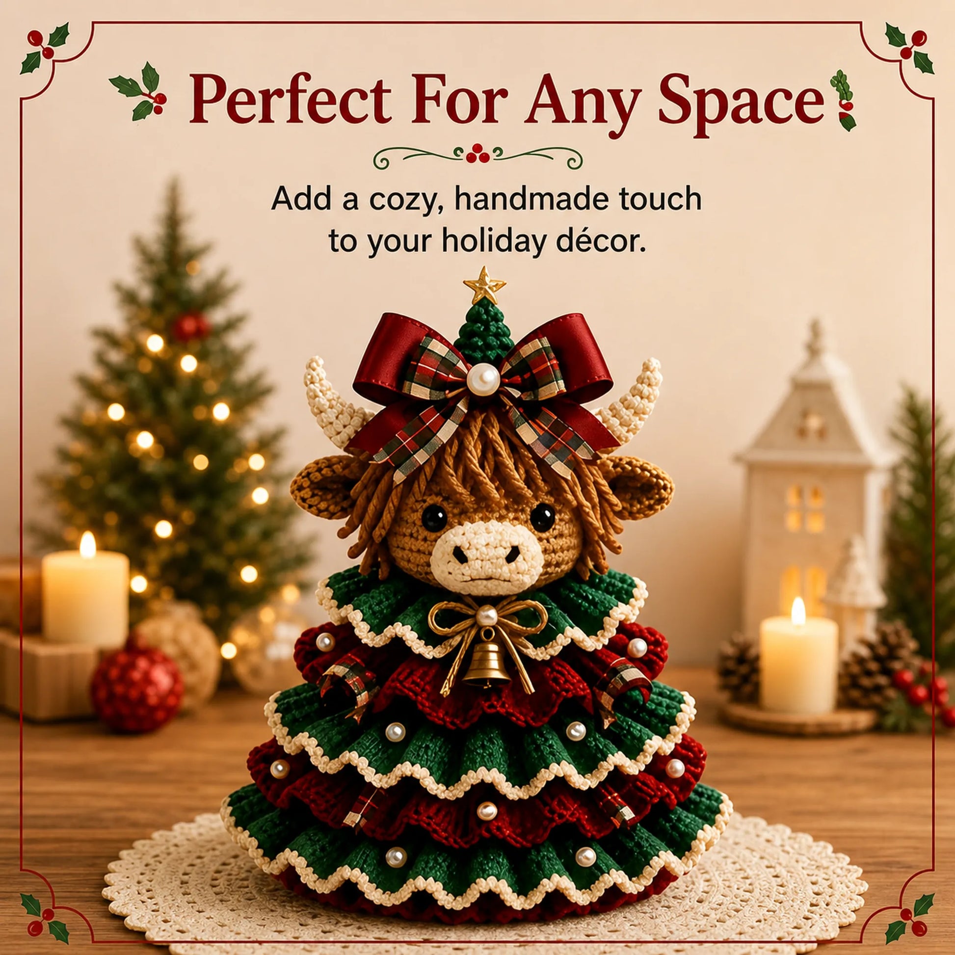 🔥LAST DAY 50% OFF - 🎄Crochet Animal Christmas Tree DIY Kit – Stitch a Little Christmas Magic