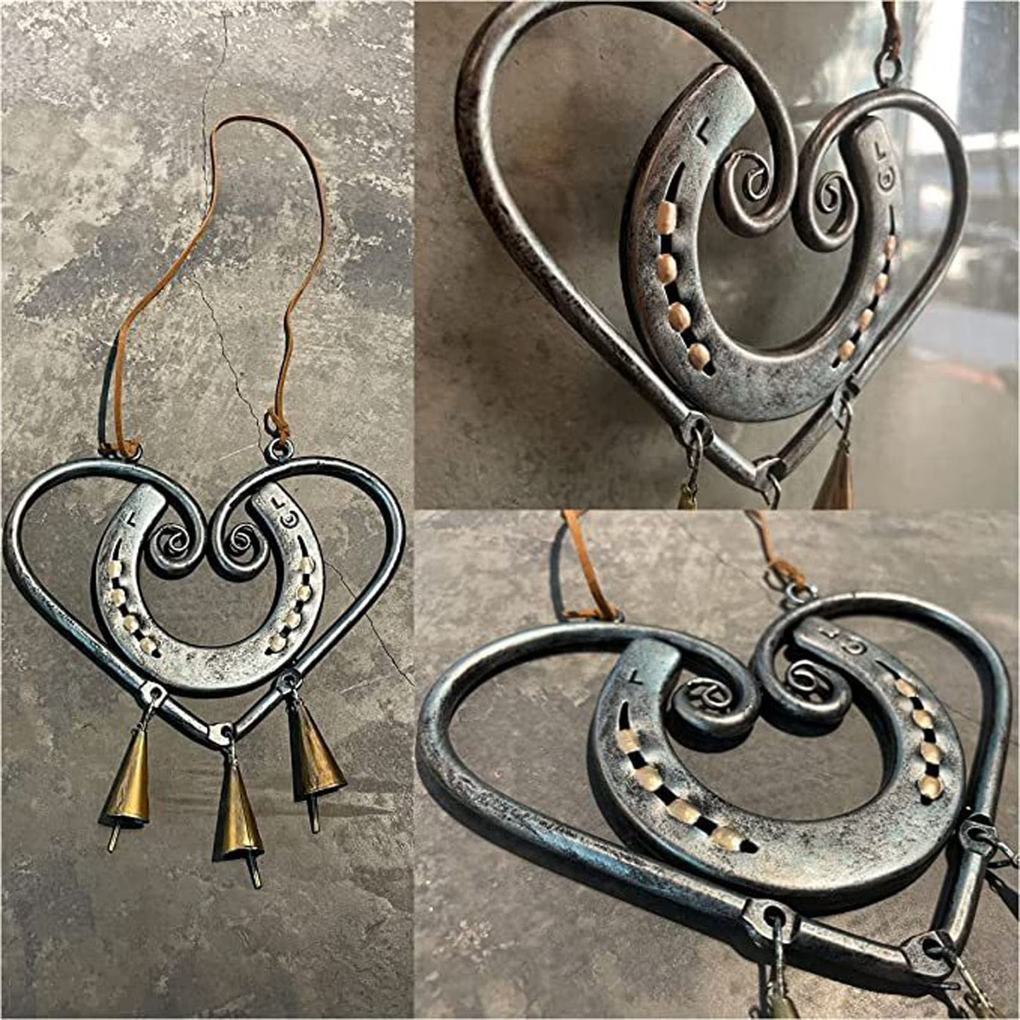 🎁100% Handmade | The Horseshoe Heart Wind Chime ❤️