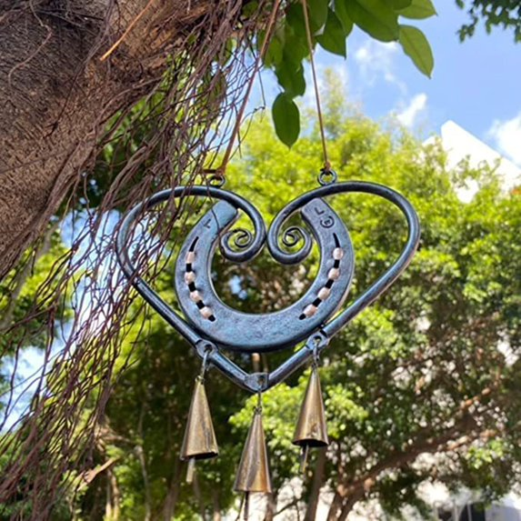 🎁100% Handmade | The Horseshoe Heart Wind Chime ❤️