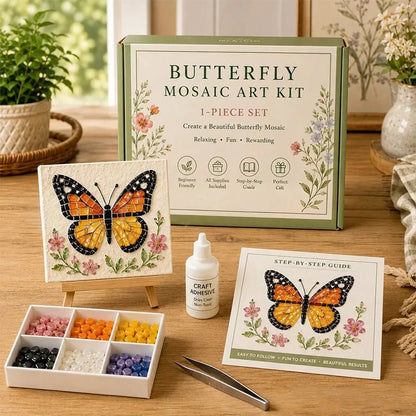 DIY Sea Glass Mosaic Art Kit — 8 Coastal Wall Art Designs