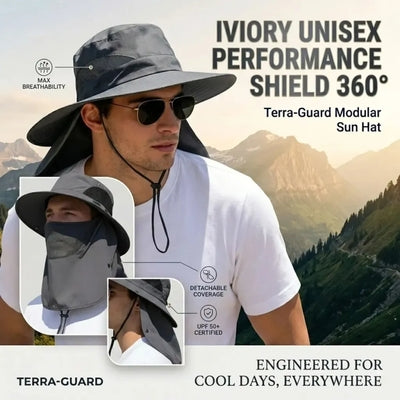 🔥 Hot Deal Fishing Sun Hat with Face Cover, Neck Flap & Breathable Mesh