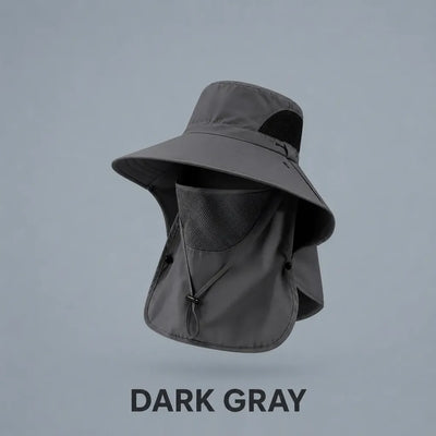🔥 Hot Deal Fishing Sun Hat with Face Cover, Neck Flap & Breathable Mesh