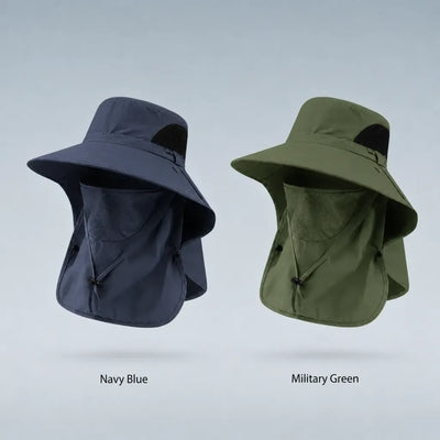 🔥 Hot Deal Fishing Sun Hat with Face Cover, Neck Flap & Breathable Mesh
