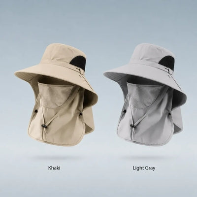 🔥 Hot Deal Fishing Sun Hat with Face Cover, Neck Flap & Breathable Mesh