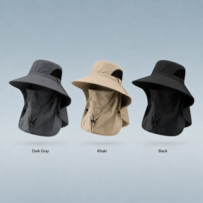 🔥 Hot Deal Fishing Sun Hat with Face Cover, Neck Flap & Breathable Mesh