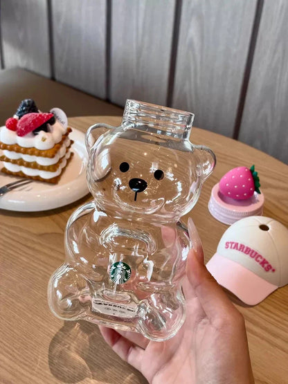 2026 New Bearista Bear Cup Tumblers Strawberry Topper Baseball cap