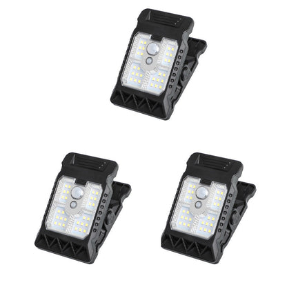 Outdoor Solar Clip Light with Motion Sensor