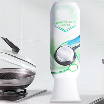⏰🫧Burnt Residue Remover Mud Film🧼Dissolves Stubborn Carbonized Grease in 5 Mins, Non-Toxic & No Scrubbing Needed🍳