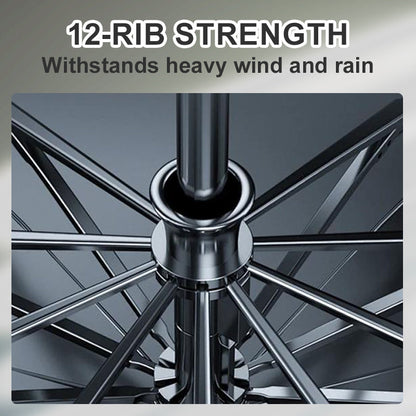 🎁 Hot Sale Promotion 30% OFF🔥12-Rib Large Foldable Windproof Umbrella
