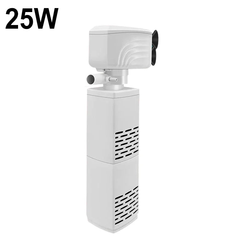 Fish Tank 3-in-1 Filter - Filtration, Oxygenation & Water Pumping