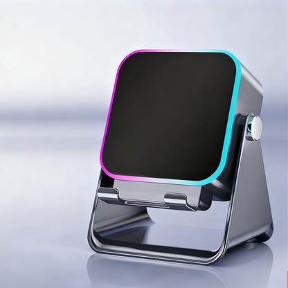 🎵5-in-1 Wireless Induction Bluetooth Speaker with Adjustable Phone Stand
