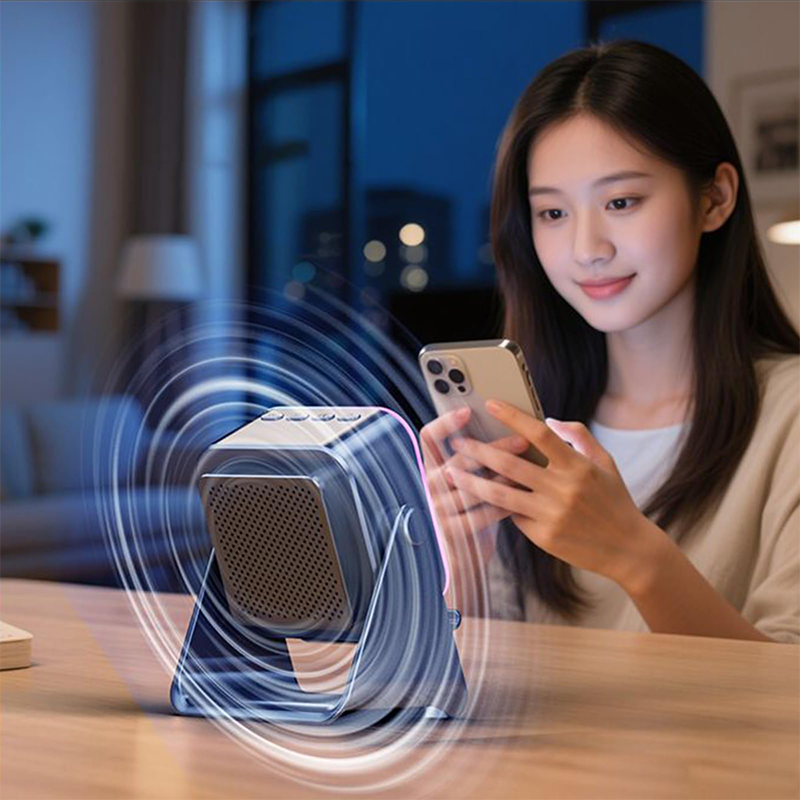 🎵5-in-1 Wireless Induction Bluetooth Speaker with Adjustable Phone Stand
