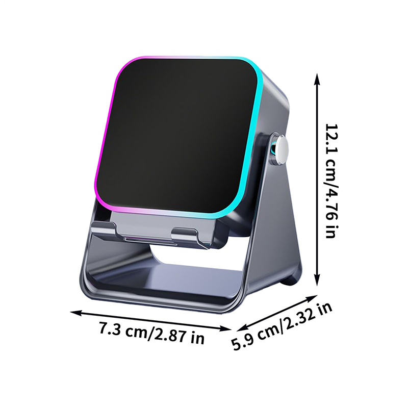 🎵5-in-1 Wireless Induction Bluetooth Speaker with Adjustable Phone Stand