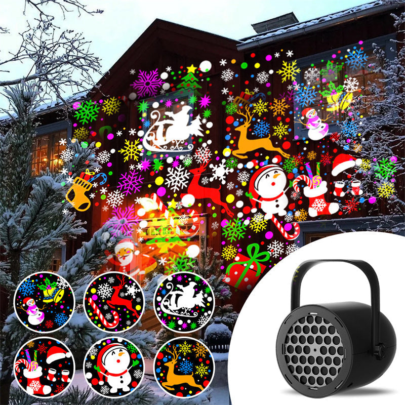 🔥Best Christmas Gift-Up to 70% OFF🎅16-Pattern USB Christmas Projector Light✨