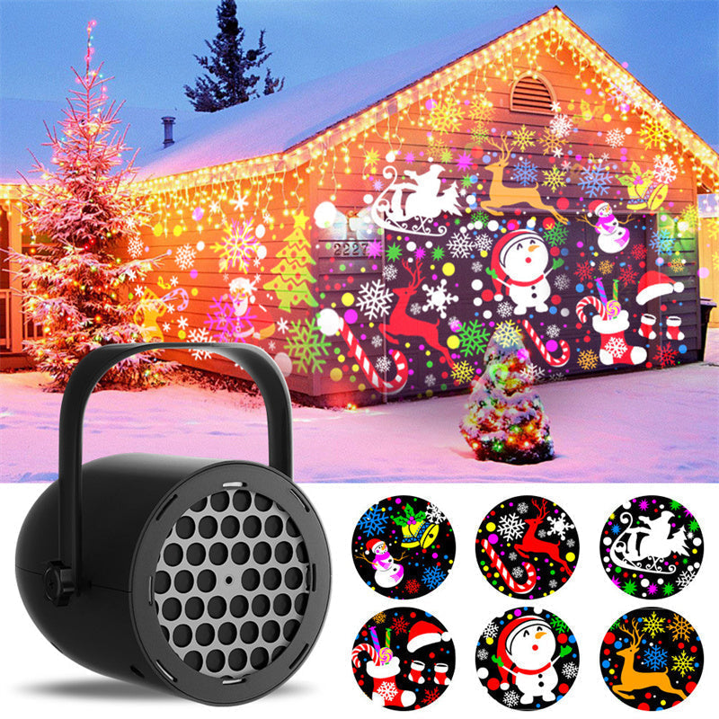 🔥Best Christmas Gift-Up to 70% OFF🎅16-Pattern USB Christmas Projector Light✨