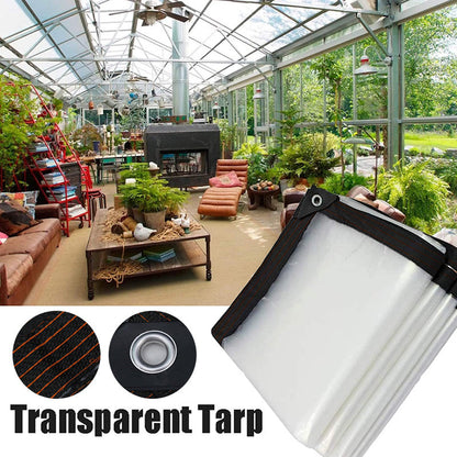 ⏰ 50% OFF – Sturdy & Transparent Waterproof Tarpaulin | UV-resistant, tear-resistant and perfect for garden, balcony, car and outdoor protection 🌧️🛡️