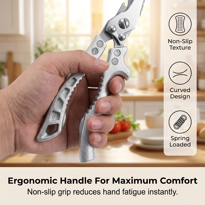 ✂️🍗 Heavy-Duty Multi-functional Kitchen Shears – Cuts Like a Beast! 🔪💪