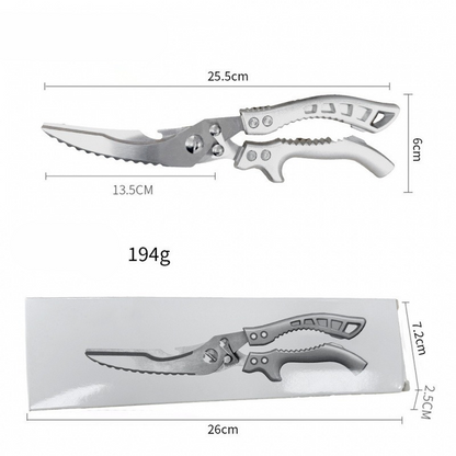 ✂️🍗 Heavy-Duty Multi-functional Kitchen Shears – Cuts Like a Beast! 🔪💪
