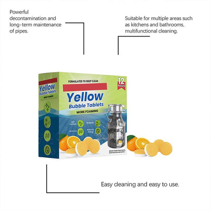 🏆Flash Sale⚡2K+ SOLD! Almost Gone💥12PCS Garbage Disposal Cleaner & Deodorizer Tablets