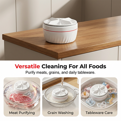 🥳2026 HOT SALE🥳💞50K+ SOLD!Portable Vegetable & Fruit Cleaner Machine
