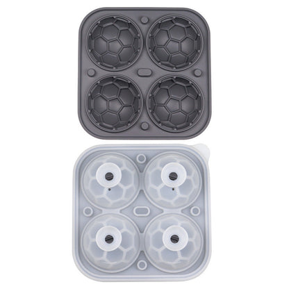 📢📢50% OFF!! ⏰ Silicone Soccer Ball Ice Cube Tray – 5.5 cm Cubes, Slow-Melting, Leak-Proof Design, 4 Colors, Perfect for Game Nights & Cocktails 🥂