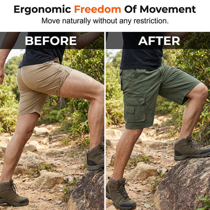 🩳 LIMITED-TIME 50% OFF! 💥 Men's Outdoor Casual Cargo Shorts – Multi-Pocket, Durable Cotton, Relaxed Fit ✨