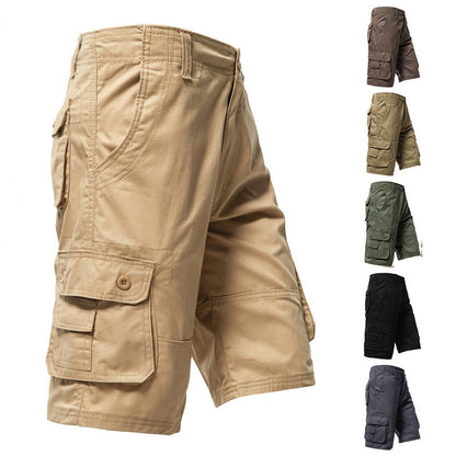 🩳 LIMITED-TIME 50% OFF! 💥 Men's Outdoor Casual Cargo Shorts – Multi-Pocket, Durable Cotton, Relaxed Fit ✨