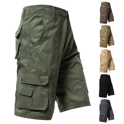 🩳 LIMITED-TIME 50% OFF! 💥 Men's Outdoor Casual Cargo Shorts – Multi-Pocket, Durable Cotton, Relaxed Fit ✨