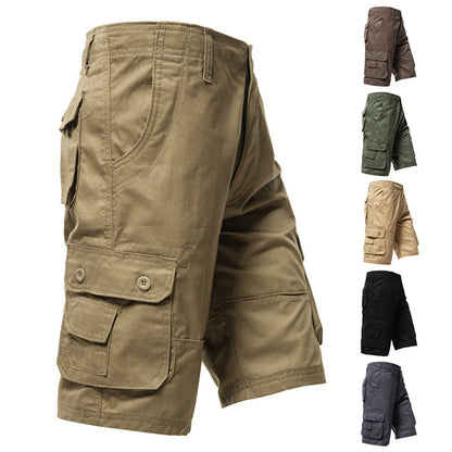 🩳 LIMITED-TIME 50% OFF! 💥 Men's Outdoor Casual Cargo Shorts – Multi-Pocket, Durable Cotton, Relaxed Fit ✨