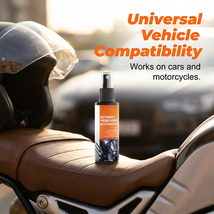 Professional Headlight Restoration Spray Kit