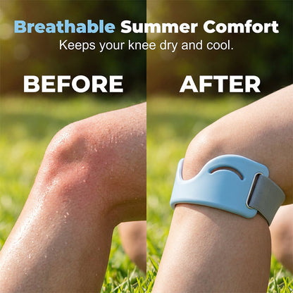 🔥Promotion 50% OFF🔥Silicone Knee Patella Strap – Shock-Absorbing & Breathable Support🦵