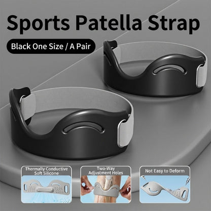 🔥Promotion 50% OFF🔥Silicone Knee Patella Strap – Shock-Absorbing & Breathable Support🦵
