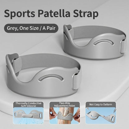 🔥Promotion 50% OFF🔥Silicone Knee Patella Strap – Shock-Absorbing & Breathable Support🦵