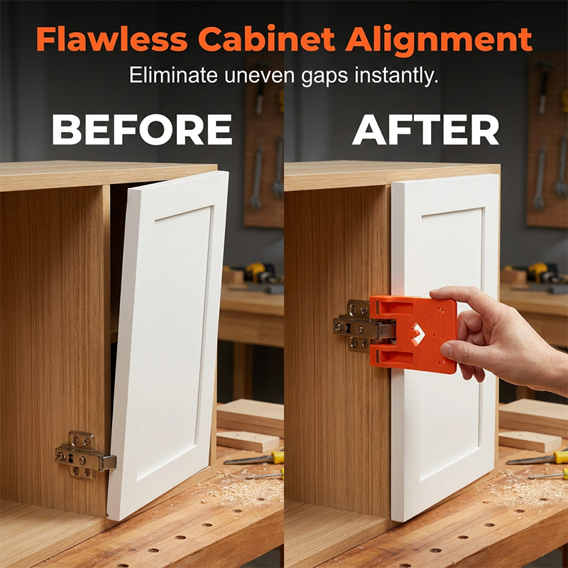 ⏰ Cabinet Door Hinge Drilling Guide – Magnetic Clamp, Precise Alignment, 35mm 🪚