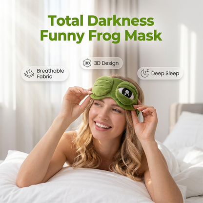 ✨Funny 3D Frog Sleep Eye Mask