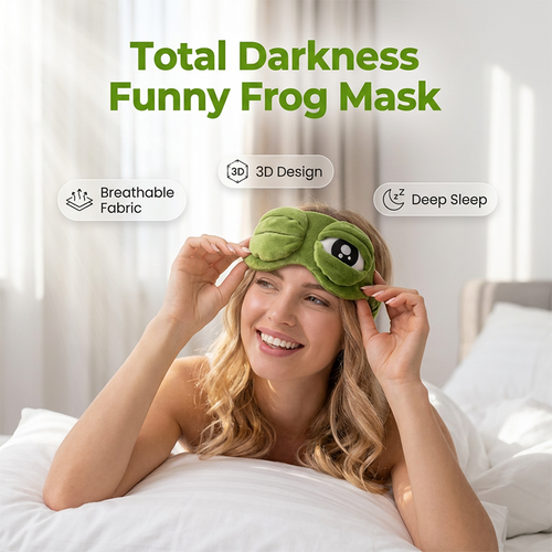 ✨Funny 3D Frog Sleep Eye Mask