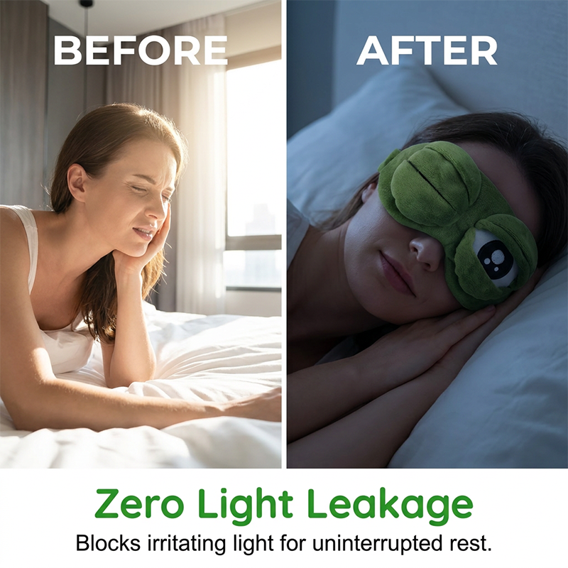 ✨Funny 3D Frog Sleep Eye Mask