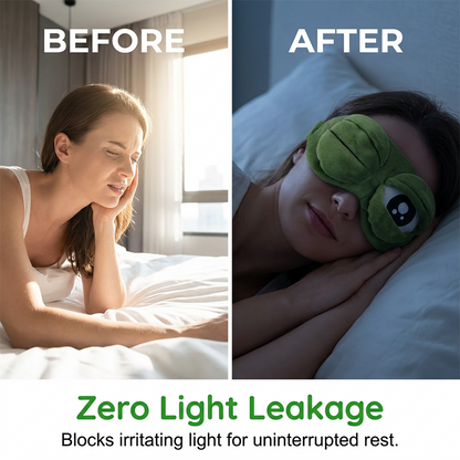 ✨Funny 3D Frog Sleep Eye Mask