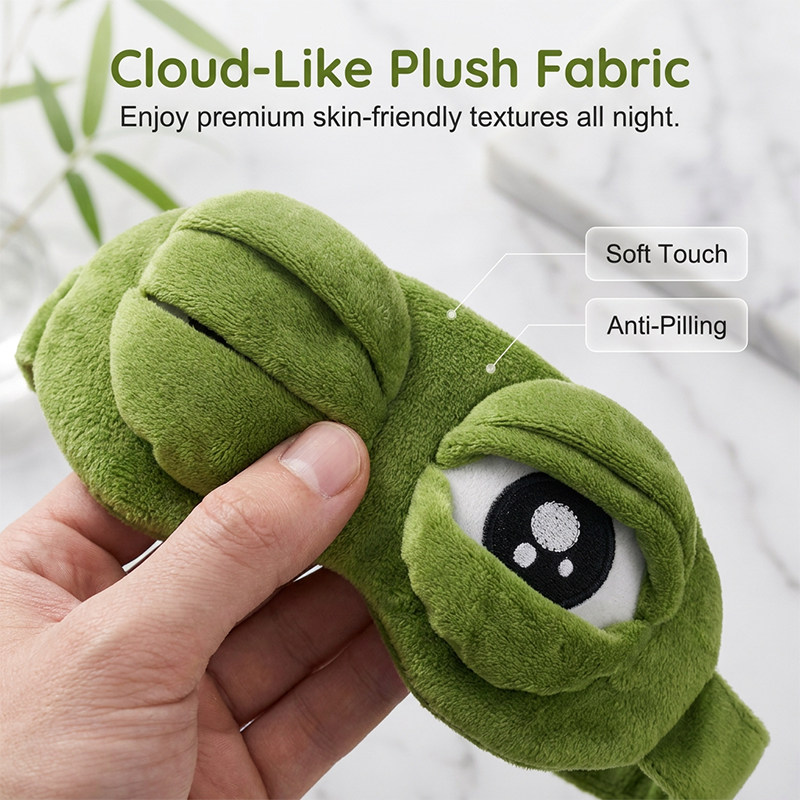 ✨Funny 3D Frog Sleep Eye Mask